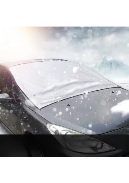 Kia Niro Elektrikli Usa 2022-2023-2024-2025 Kışlık Kalın Ön Cam Koruyucu - Kar ve Buz Koruyucu