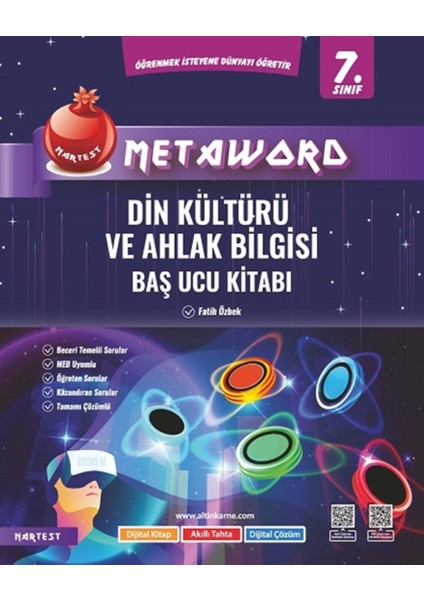 7. Sınıf Metaword Din Kültürü ve Ahlak Bilgisi Konu Özetli Soru Bankası (Nartest Yayınları) fiyatları