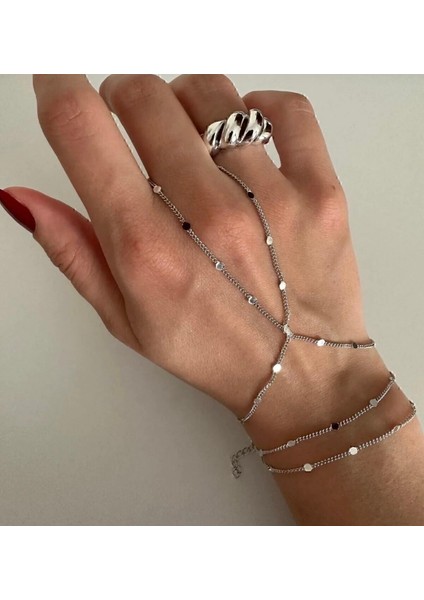 316L Çelik Silver Pul Şahmeran