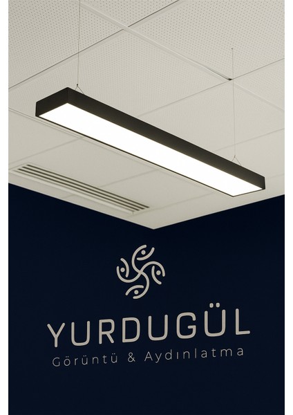 120 cm 75W Lineer Armatür – 6500K Beyaz Işıkla Geniş ve Güçlü Aydınlatma