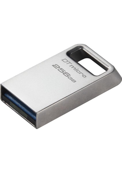 Kingston DTMC3G2-256GB Datatraveler Micro 200MB-S Metal USB 3.2 Gen 1 Flash Bellek