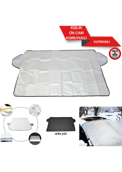 Opel Astra H Sw Station Wagon 2004-2011 Kışlık Kalın Ön Cam Koruyucu - Kar ve Buz Koruyucu fiyatları