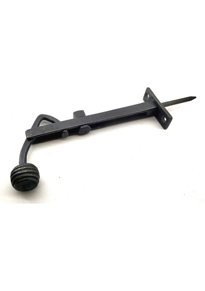 Antika Tarz Dekoratif Pirinç Ayarlı Panjur Stoperi - 150x55 mm, Oksit fiyatları