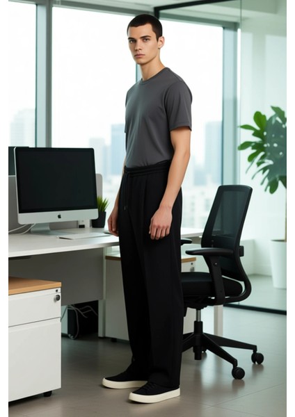 Geniş Paça Interlok Pantolon Kadın Fonksiyonel Dayanıklı Kaliteli Konforlu Estetik Premium fiyatları