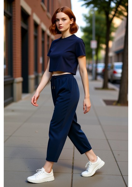 Kadın Esnek Modal Kumaşlı Yüksek Bel Pantolon Fonksiyonel Dayanıklı Kaliteli Konforlu Spor modelleri