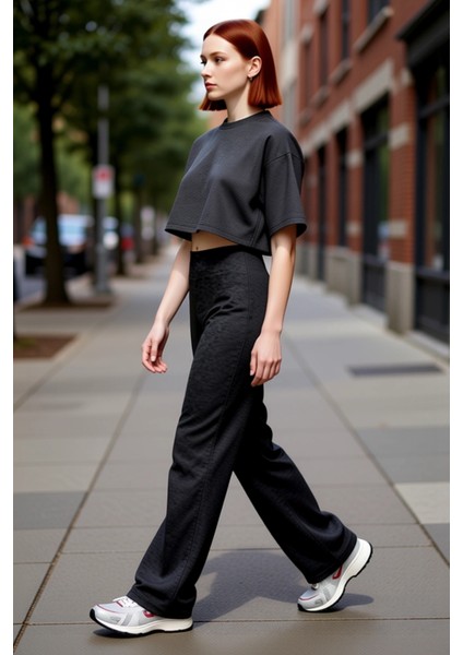 Kadın Yüksek Bel Ispanyol Paça Esnek Pantolon Fonksiyonel Dayanıklı Kaliteli Konforlu Spor modelleri