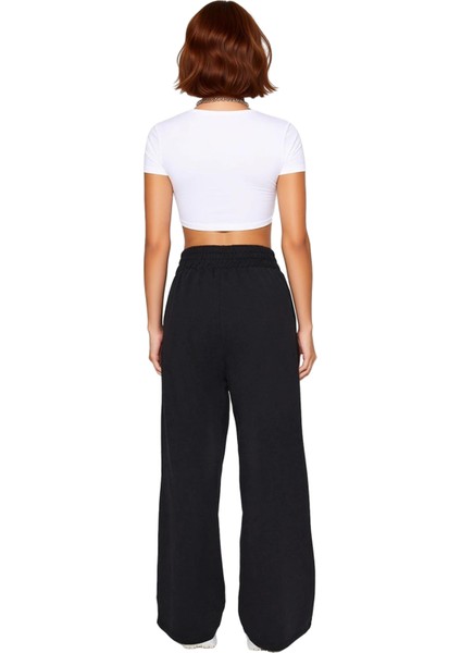 Kadın Baskılı Wide Leg Örme Pantolon Fonksiyonel Dayanıklı Kaliteli Konforlu Estetik Rahat indirimleri