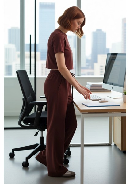 Kadın Yüksek Bel Geniş Paça Liyosel Pantolon Fonksiyonel Dayanıklı Kaliteli Konforlu Rahat modelleri