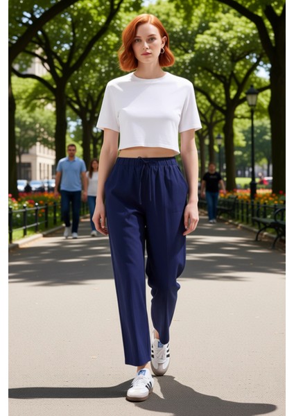 Kadın Yüksek Bel Havuç Kesim Pantolon Fonksiyonel Dayanıklı Kaliteli Konforlu Estetik Spor modelleri