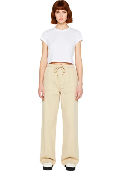 Kadın Yüksek Bel Kargo Pantolon Geniş Kesim Fonksiyonel Dayanıklı Kaliteli Konforlu Modern fırsatları