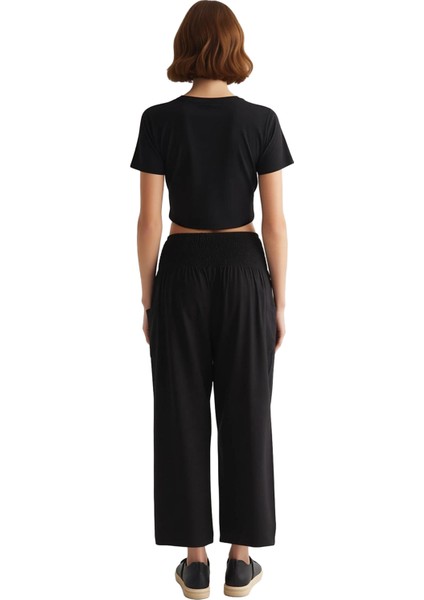 Kadin Viskoz Etnik Desenli Yüksek Bel Bol Kesim Pantolon Fonksiyonel Dayanıklı Kaliteli Şık indirimleri