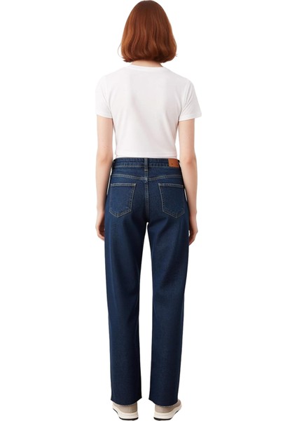 Kadın Yüksek Bel Wide Leg Palazzo Jean Fonksiyonel Dayanıklı Kaliteli Konforlu Estetik Şık fiyatları