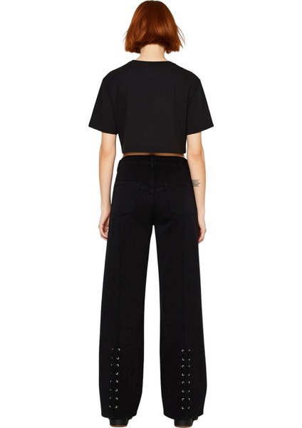 Wide Leg Palazzo Jean Kadın Fonksiyonel Dayanıklı Kaliteli Konforlu Estetik Premium Modern indirimleri