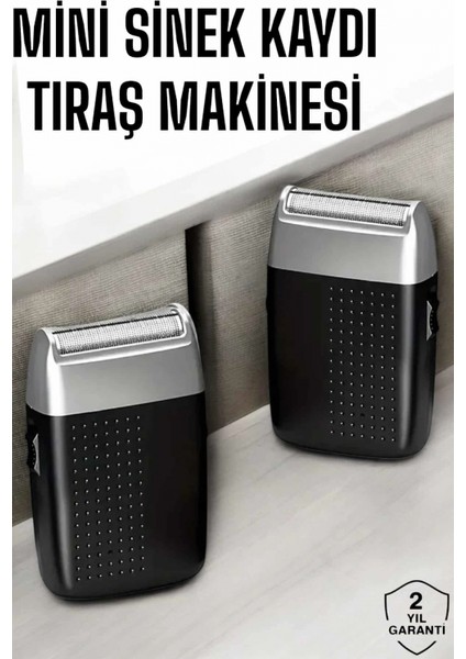 Tıraş Makinesi Mini Sinek Kaydı Şarjlı Taşınabilir Paslanmaz Çelik
