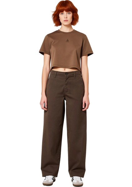 Kadın Normal Bel Geniş Paça Denim Pantolon Fonksiyonel Dayanıklı Kaliteli Konforlu Estetik