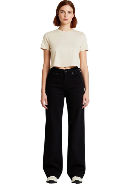 Wide Leg Palazzo Jean Kadın Fonksiyonel Dayanıklı Kaliteli Konforlu Estetik Premium Modern fırsatları