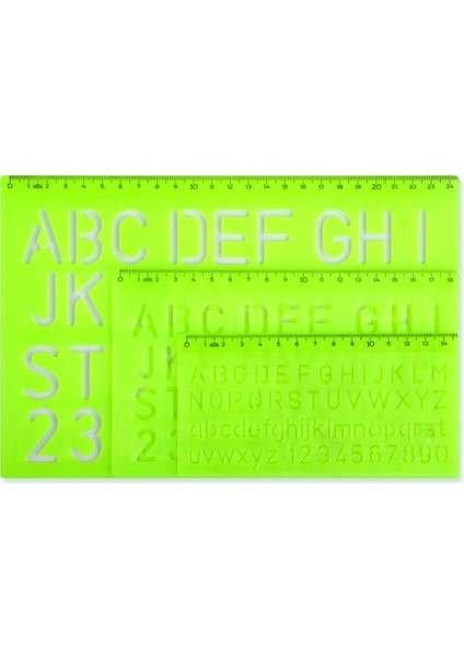 Büyük Harf Yazı Seti 10-20-30 mm Takım 2260