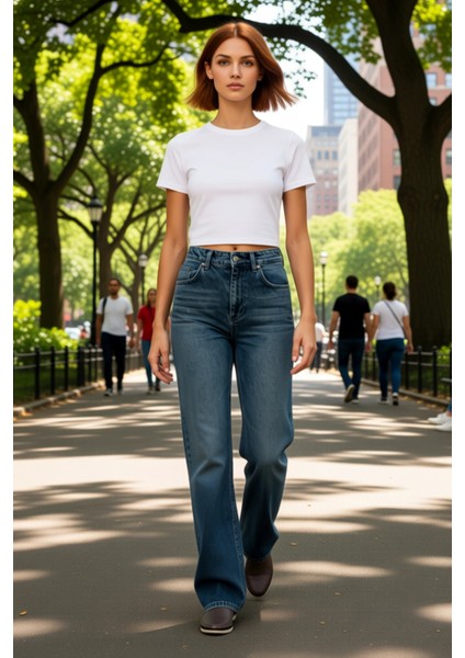 Kadın Antrasit Geniş Paça Denim Pantolon Fonksiyonel Dayanıklı Kaliteli Konforlu Estetik Şık modelleri