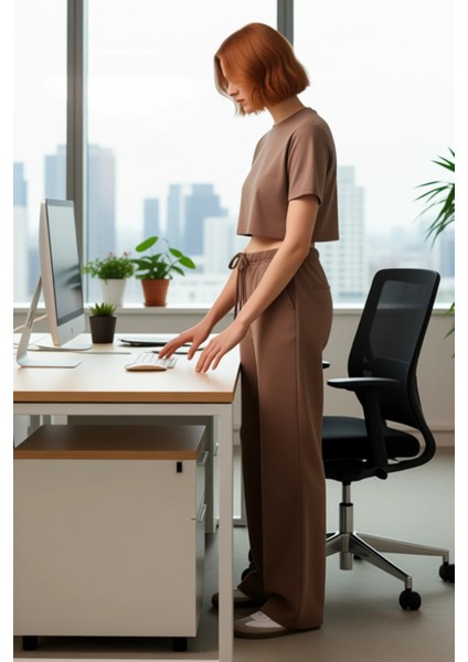 Kadın Yüksek Bel Geniş Paça Liyosel Pantolon Fonksiyonel Dayanıklı Kaliteli Konforlu Rahat modelleri