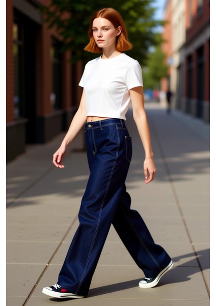 Kadın Culotte Jean Pantolon Normal Bel Fonksiyonel Dayanıklı Kaliteli Konforlu Estetik Şık modelleri