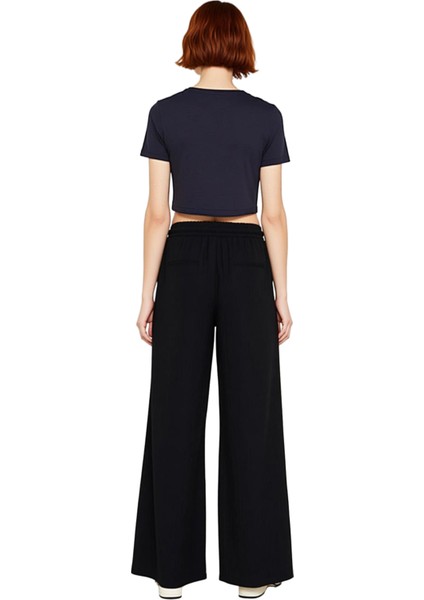 Kadın Müslin Wide Leg Pantolon Rahat Kesim Fonksiyonel Dayanıklı Kaliteli Konforlu Estetik indirimleri