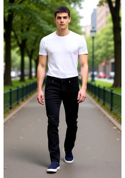 Erkek Açık Dar Paça Fermuarlı Kot Pantolon Fonksiyonel Dayanıklı Kaliteli Konforlu Estetik modelleri