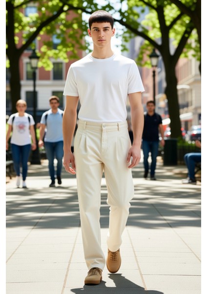 Unisex Pili Detaylı Gabardin Balon Fit Pantolon Fonksiyonel Dayanıklı Kaliteli Konforlu Şık fiyatları