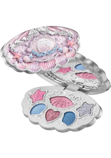 Mermaids Tears Palet,6'lı Allık, Far, Aydınlatıcı, Su Pasteli Işıltılar