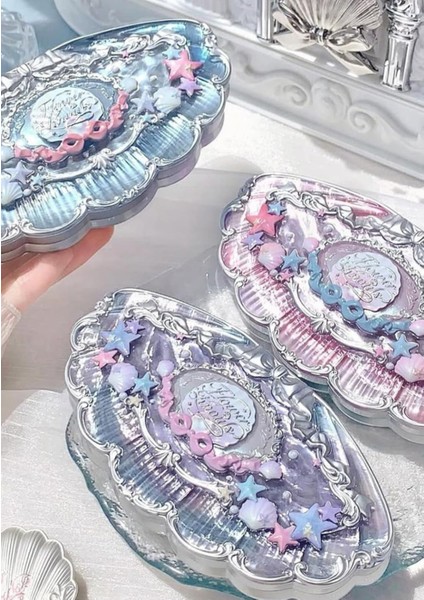 Mermaids Tears Palet,6'lı Allık, Far, Aydınlatıcı, Su Pasteli Işıltılar indirimleri