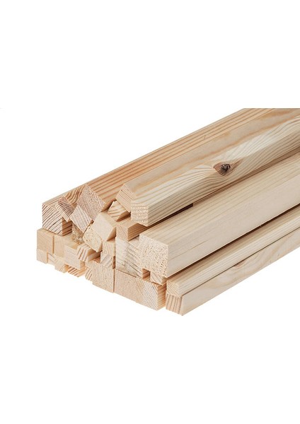 2cm x 2cm x 100CM Ahşap Çıta 6 Adet