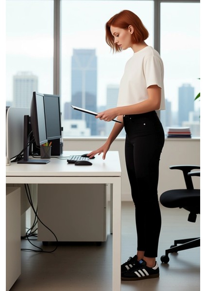 Kadın Esnek Yüksek Bel Dar Paça Jean Fonksiyonel Dayanıklı Kaliteli Konforlu Estetik Rahat modelleri