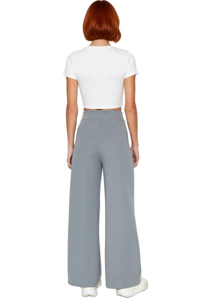 Kadın Pileli Wide Leg Pantolon Yüksek Bel Fonksiyonel Dayanıklı Kaliteli Konforlu Estetik Şık indirimleri