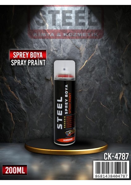 Kırmızı Sprey Boya 200MŞ