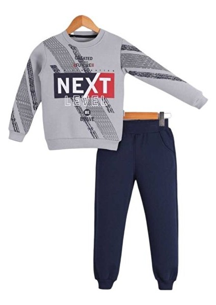 Erkek Çocuk Kalın Şardonlu Eşofman Takım