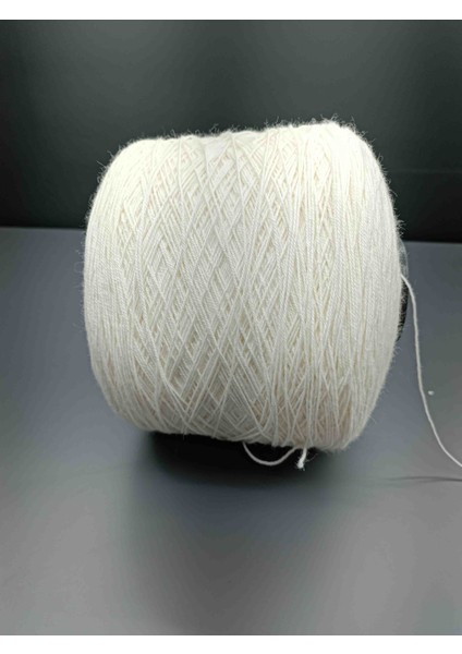 %70 Yün El Örgü Ipi 500 Gram 100 Gram Ekru