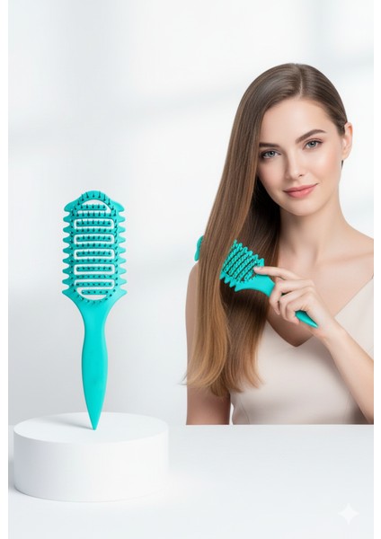 Doğal Antistatik Hava Yastıklı Saç Fırçası - Dolaşık Saç Açıcı Tarak 722386 fiyatları