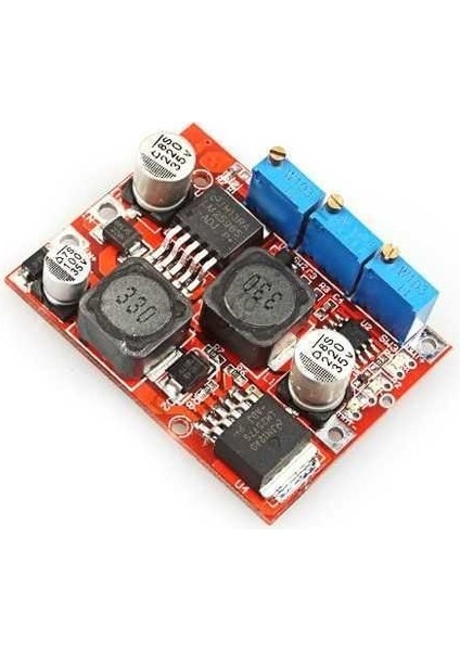 Dc-Dc Ayarlı Voltaj Yükseltici-Düşürücü Kartı (LM2577 + LM2596)