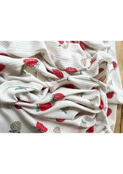 Naturel Çilek Pamuklu 80X95 cm Tek Kat Penye Bebek Battaniye fiyatları