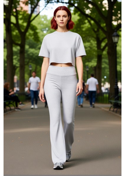 Kadın Yüksek Bel Ispanyol Paça Pantolon Fonksiyonel Dayanıklı Kaliteli Konforlu Estetik Şık modelleri