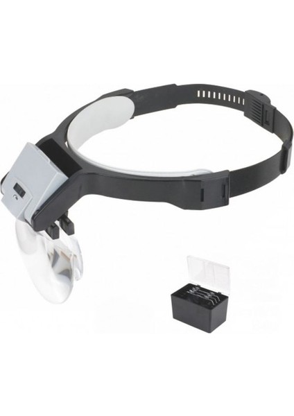 Lens Takmalı 5 Lenslı LED Lambalı Şapka Tip Büyüteç modelleri