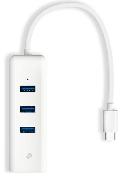 Tp-Link UE330C 10-100-1000 Mbps 3.0 Type C Ethernet Çevirici + 3 Port USB Çoğaltıcı