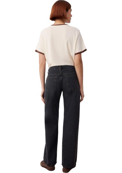 Kadın Geniş Paça Denim Pantolon Fonksiyonel Dayanıklı Kaliteli Konforlu Estetik Premium Şık indirimleri