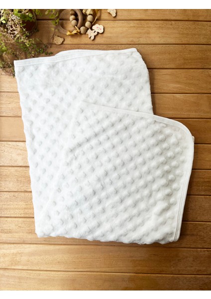 Kalpli Nohut Krem Bebek Battaniyesi Pamuklu Tek Kat Mevsimlik Ince 90*90 fırsatları