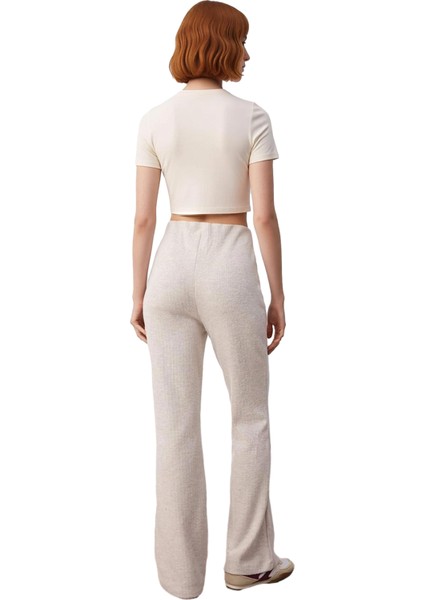 Kadın Yüksek Bel Düz Kesim Örme Pantolon Fonksiyonel Dayanıklı Kaliteli Konforlu Estetik Şık indirimleri