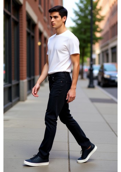 Erkek Regular Fit Denim Pantolon Fonksiyonel Dayanıklı Kaliteli Konforlu Estetik Premium Şık indirimleri