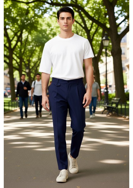 Erkek Açık Dokuma Kumaş Pileli Pantolon Fonksiyonel Dayanıklı Kaliteli Konforlu Estetik Şık fiyatları