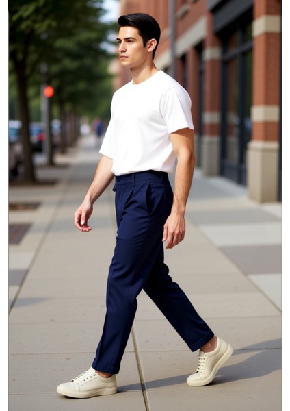 Erkek Açık Dokuma Kumaş Pileli Pantolon Fonksiyonel Dayanıklı Kaliteli Konforlu Estetik Şık modelleri