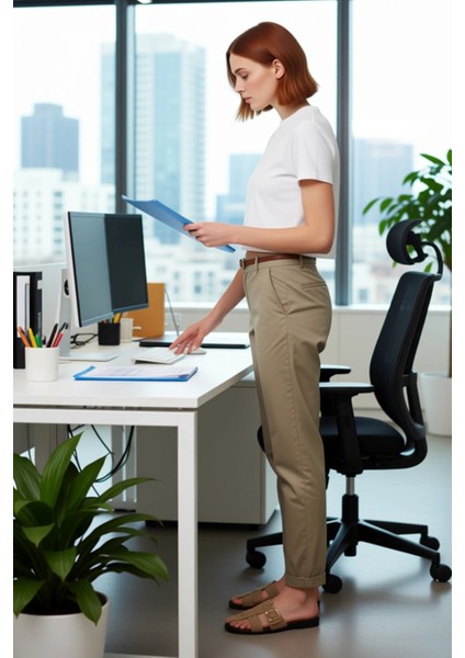 Kadın Haki Cigarette Kesim Gabardin Pantolon Fonksiyonel Dayanıklı Kaliteli Konforlu Rahat fiyatları