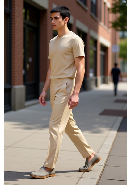Erkek Boru Paça Kumaş Pantolon Fonksiyonel Dayanıklı Kaliteli Konforlu Estetik Premium Şık modelleri
