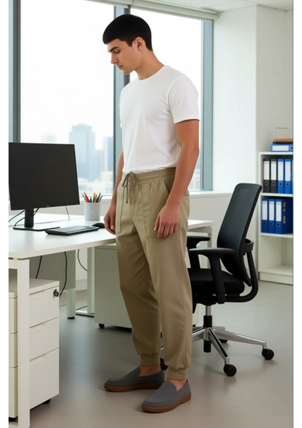 Unisex Gabardin Jogger Pantolon Fonksiyonel Dayanıklı Kaliteli Konforlu Estetik Premium Şık